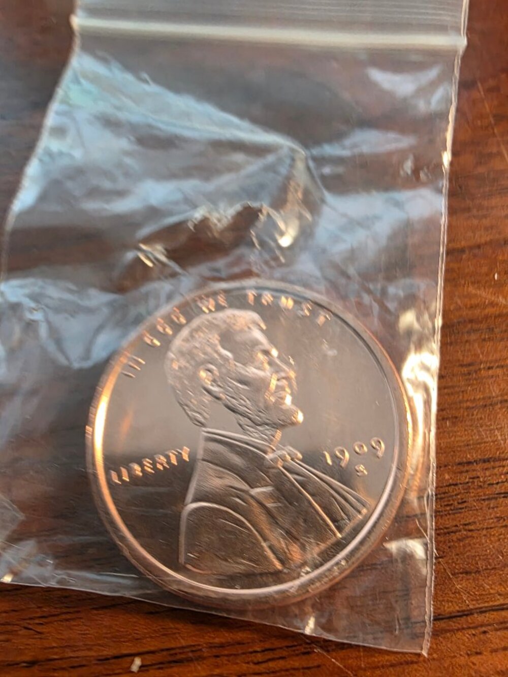 LINCOLN ONE CENT .999 COPPER ROUND COLLECTORS COIN